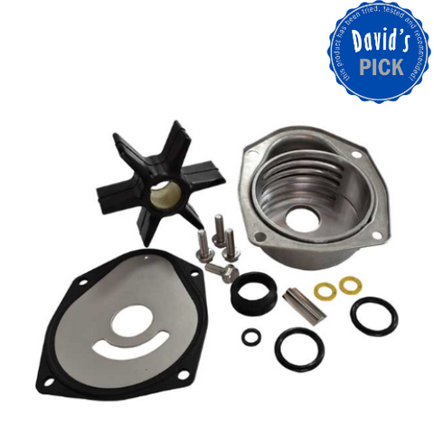 Complete Water Pump Kit Merc Verado (Rubber Coated Wear Plate)