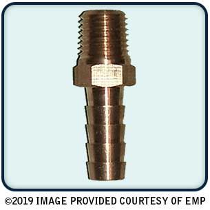 Hose tail 1/4 NPT to 3/8 Hose