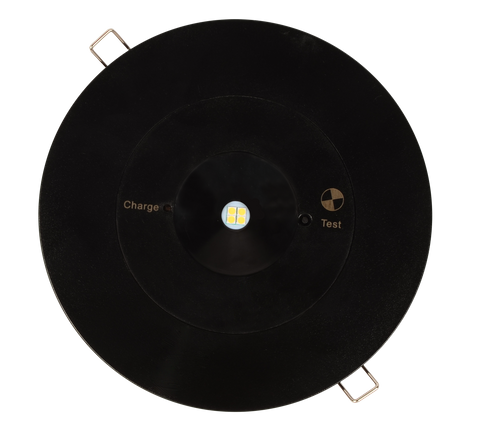 3W LED D/light spotfire, Black