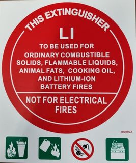 Lithium ID sign