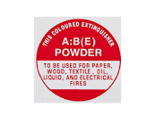 ID ABE self adhesive sign