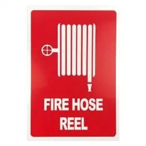 90deg extin & hosereel sign