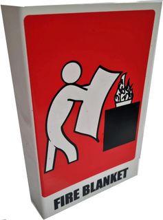 90Deg F Blanket location sign