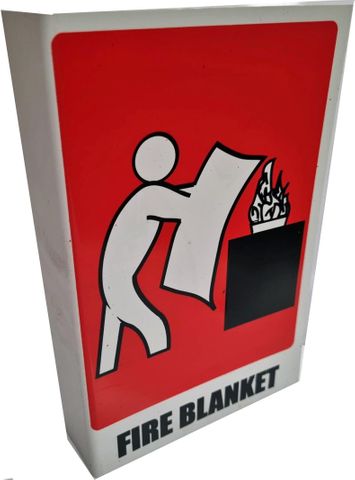 90Deg F Blanket location sign