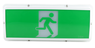 LED WeatherProof exit light