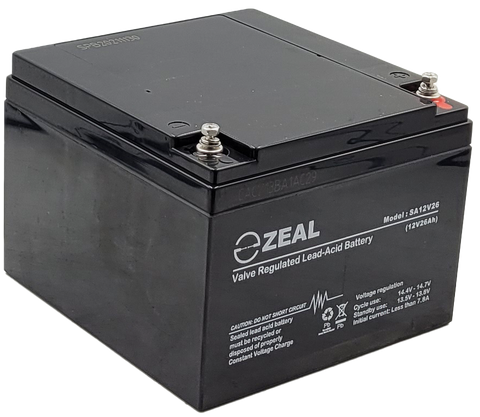 Zeal 26Ah Standby AGM Battery