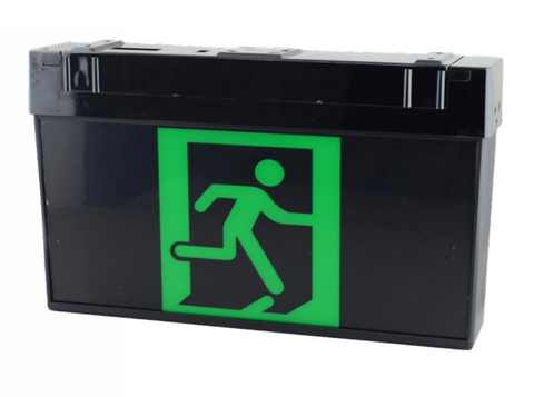 STD UNIVERSAL LED EXIT BLACK