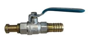 25mm Brass nozz with ball valv