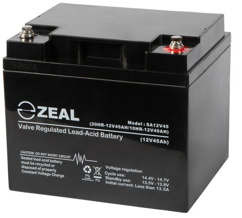 Zeal 45Ah Standby AGM Battery