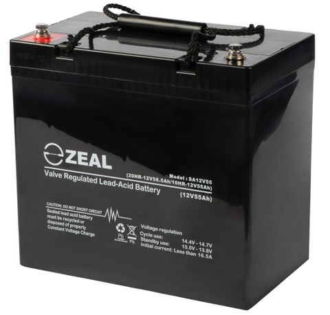 Zeal 55Ah Standby AGM Battery