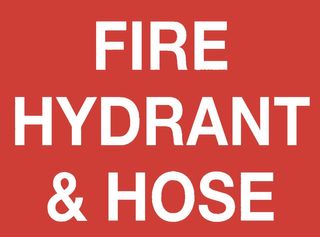 Hydrant and Hose sign