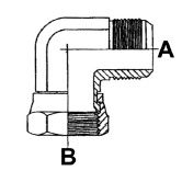 1/2" JIC M X 1/2" JIC F 90 DEG ELBOW ST ADPTR SWVL SC STST