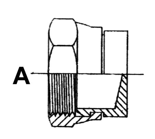 1.1/2" BSPP F STR CAP SWVL SC STL