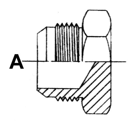 1.5/16" JIC M STR PLUG SC STL