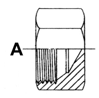 1.1/16" JIC F STR CAP STL