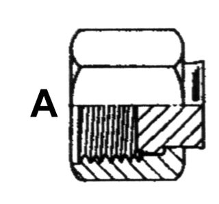 13/16" ORFS F STR CAP SWVL STL