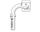 M20x1.5 METRIC F X 3/8 " HT (12S) 90 DEG HOSE TAIL STL
