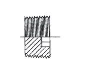 1.1/2" NPT M STR PLUG STST