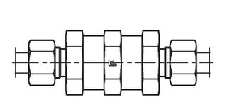 M12X1.5 METRIC M X M12X1.5 METRIC M STR CHECK VALVE STL