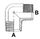 2" NPT M X 2" NPT M 90 DEG ELBOW ST ADPTR STL