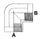 1" NPT F X 1" NPT F 90 DEG ELBOW ST ADPTR STL
