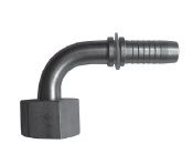 M20x1.5 METRIC M X 3/8 " HT (12S) 90 DEG HOSE TAIL STST