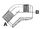 1.1/2" BSPT M X 1.1/2" BSPP M 45 DEG ELBOW ST ADPTR STL