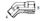 1" ORFS M X 1" ORFS F 45 DEG ELBOW ST ADPTR SWVL STL
