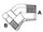 1 BSPT X 1 BSPPFSV 45 ELBOW