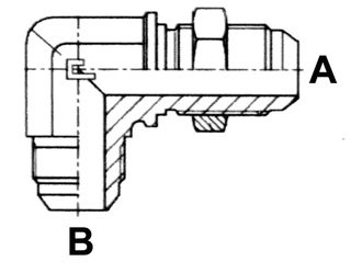 1.5/16" JIC M X 1.5/16" JIC M 90 DEG ELBOW ADPTR B/HEAD SC STL