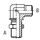 1" ORFS M X 1" ORFS M 90 DEG ELBOW ST B/HEAD STL