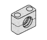 CC2 9.52mm (3/8") SINGLE CLAMP COMPLETE STL