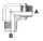 1.1/16" UNO M X 1.1/16" JIC M 90 DEG ELBOW ST ADPTR ADJ SC STST