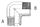 1/4" NPT M X 1/4" BSPP M 90 DEG ELBOW ST ADPTR STL