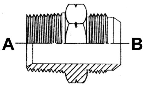 1 NPT X 1.3/16 JIC ADAPTOR