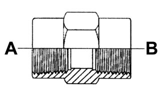 1/4 BSPTF X 3/8 BSPTF HP SOCKET
