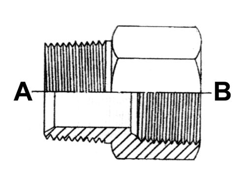 1.1/2 BSPT X 3/4 BSPT REDUCING BUSH
