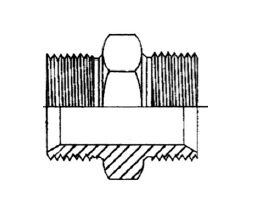 M16X1.5 METRIC M X M22X1.5 METRIC M STR ADPTR STL