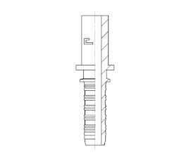 18 mm STANDPIPE M X 1/2 " HT STR HOSE TAIL STL