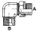 3/8" BSPP M X 3/8" BSPP M 90 DEG ELBOW ST ADPTR ADJ STST