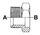 1/4 BSPP DOWTY X 3/8 TUBEWELD