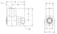 1.1/4 " NPT F X 1.1/4 " NPT F 90 DEG SWVL 4000 PSI STL