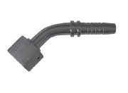 M14x1.5 METRIC F X 1/4 " HT (8L) 45 DEG HOSE TAIL STST