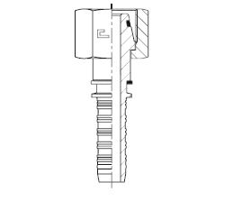 1/4 SWAGE TAIL X M14 X 1.5(8L)FS