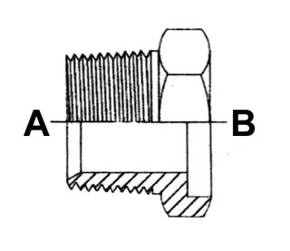 3/8 BSPT X 1/2 TUBEWELD