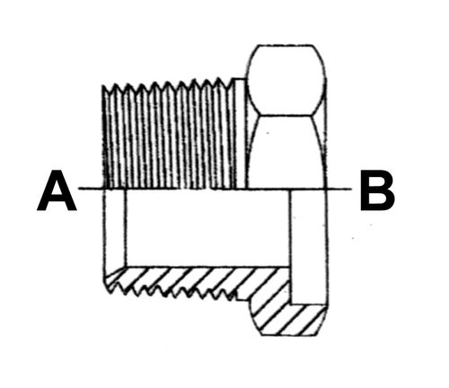 1/2 BSPT X 1/2 TUBEWELD