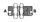 13/16" ORFS M X 13/16" ORFS M STR B/HEAD ADPTR STL
