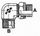 1" BSPP M X 1.5/16" JIC M 90 DEG ELBOW ST ADPTR ADJ SC STL
