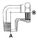 1/2" BSPP M X 1/2" BSPP F 90 DEG ELBOW ST ADPTR SWVL SC STST