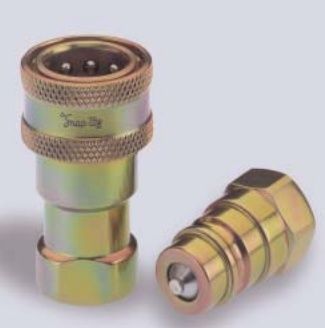 1" BSPP F ISO-A SNAP-TITE NIPPLE STL